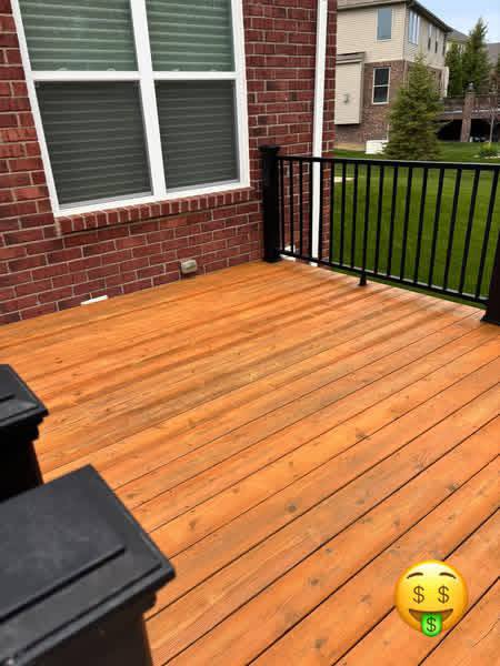 Deck after restoration