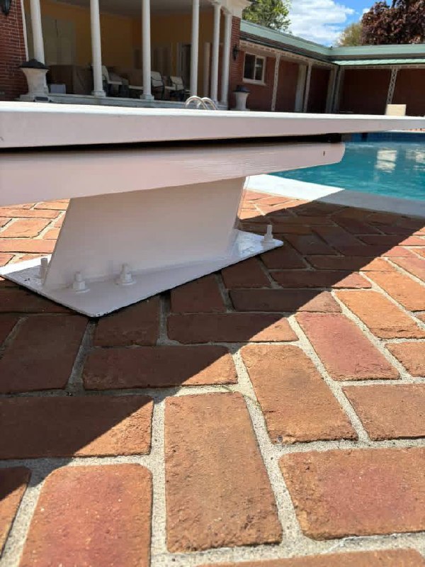 Diving board after refinish
